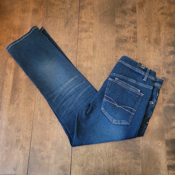 New BLUE POST Slim Stretch Jeans Blue NWT 32 x 30 - Picture 15 of 16
